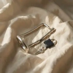 Anello uretrale con lucchetto — Metal Hard