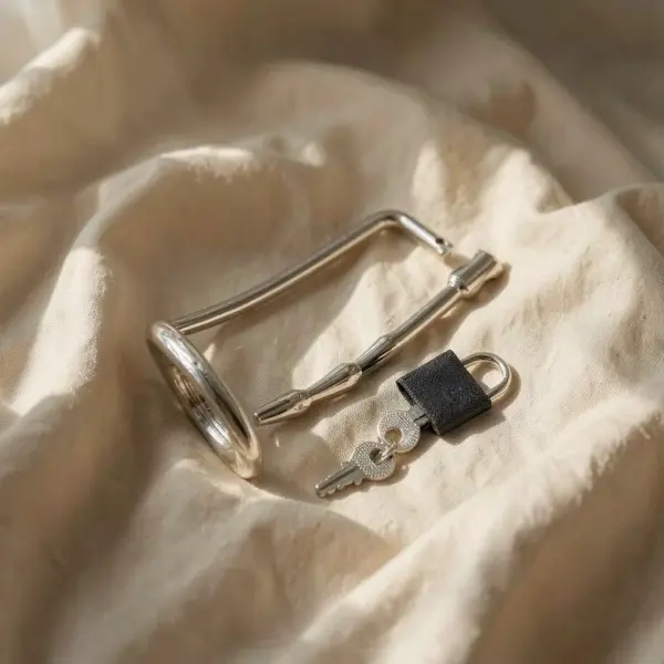 Anello uretrale con lucchetto — Metal Hard