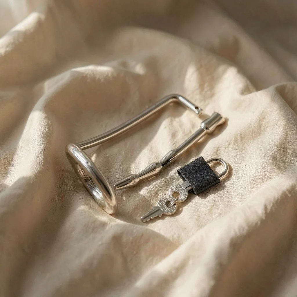 Anello uretrale con lucchetto — Metal Hard