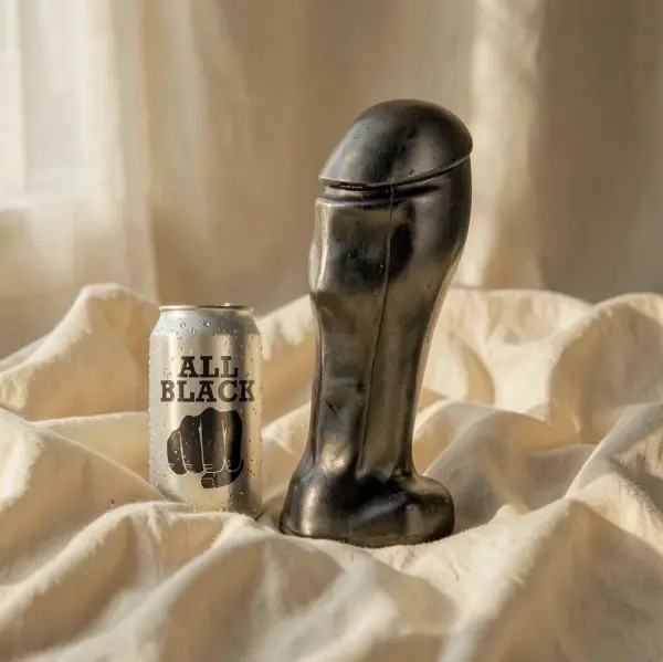 Dong testa larga 22 cm — All Black