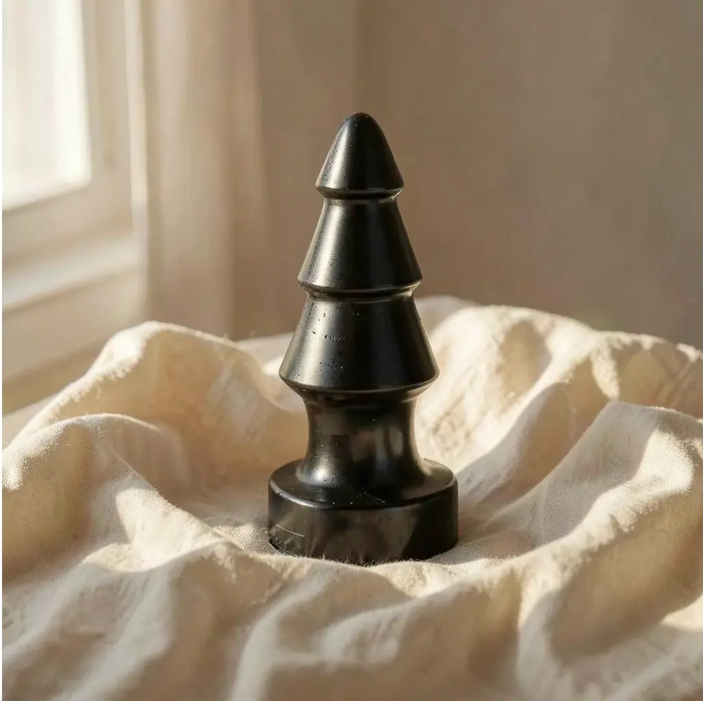 Plug Anale a Scalini 40 cm — All Black