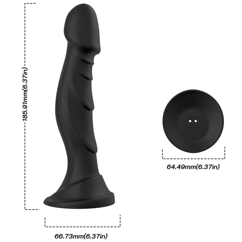 Dildo vibrante e plug anale telecomando — Armony