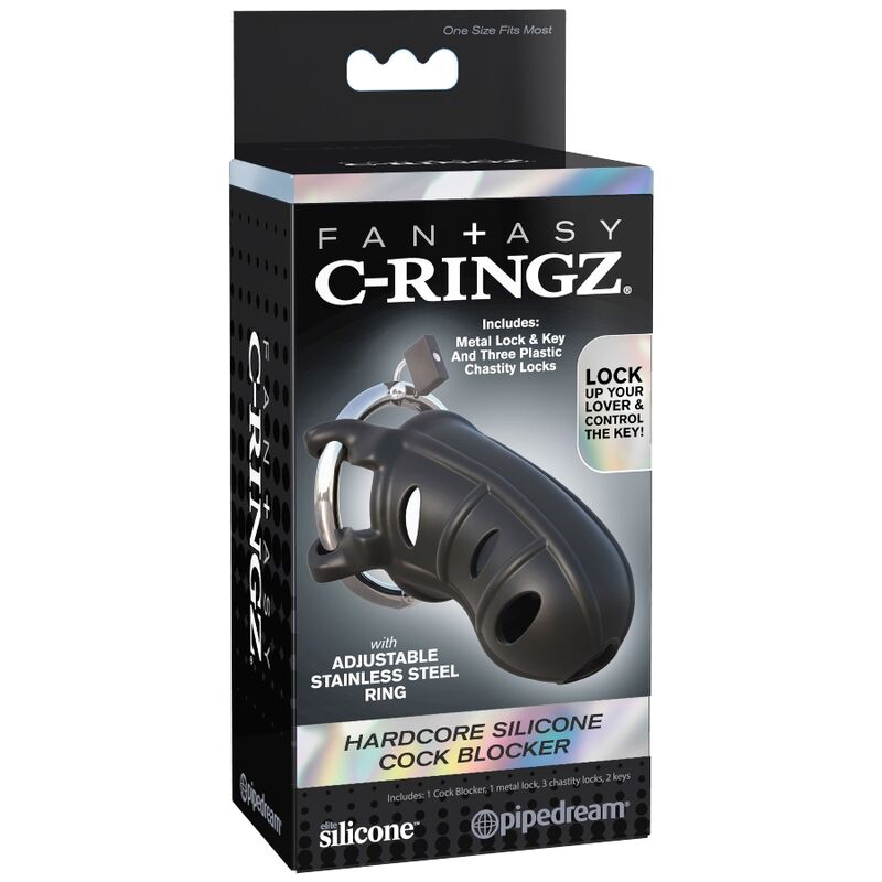 Hardcore Silicone Cock Blocker — Pipedream