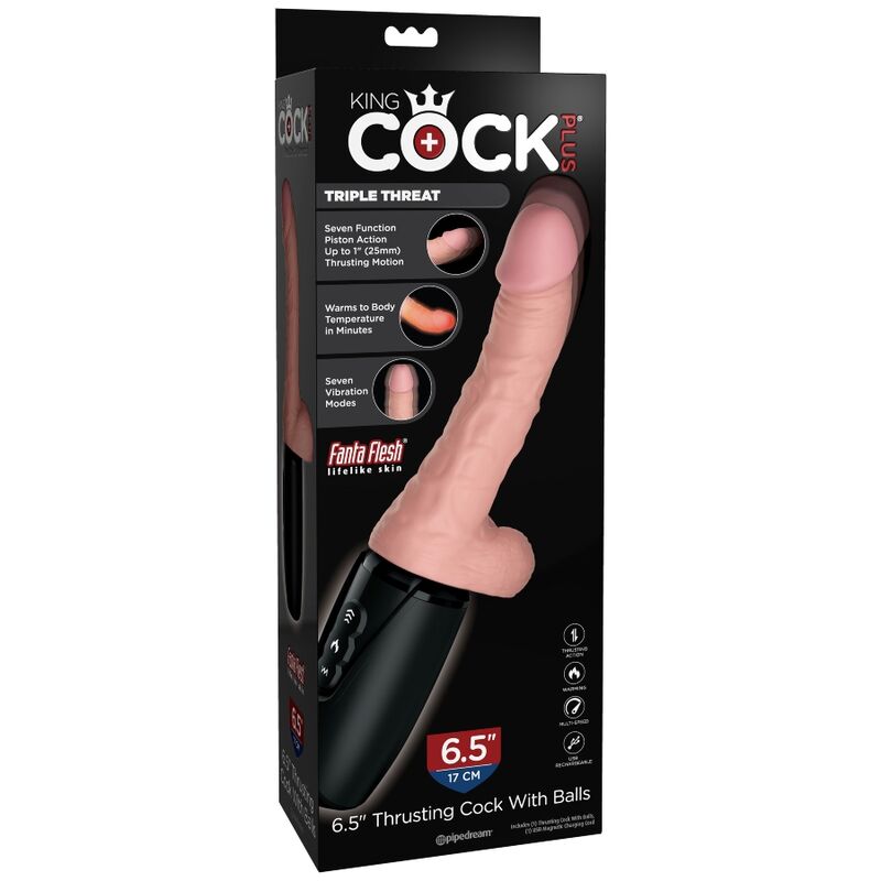 Tripla Minaccia Plus, Pelle Chiara — King Cock