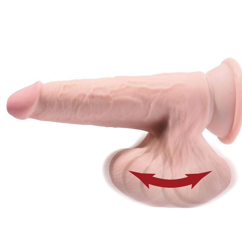 3D Sfere Oscillanti 24,5 cm, Pelle Chiara — King Cock Plus