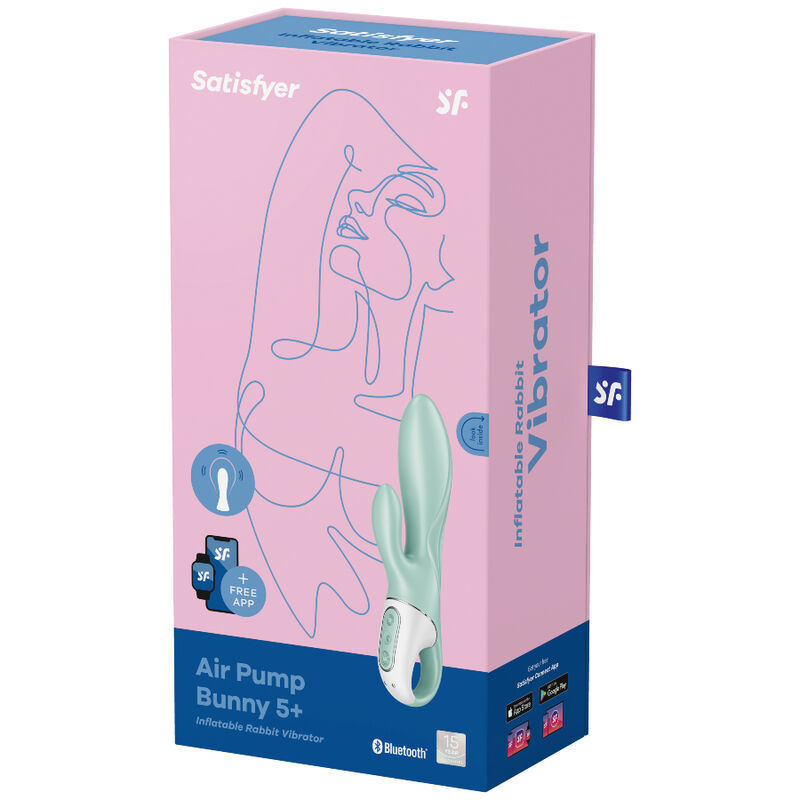 Air Pump Bunny 5+ Verde — Satisfyer