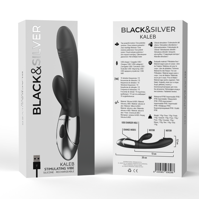 Kaleb Stimulating Vibe — Black&Silver