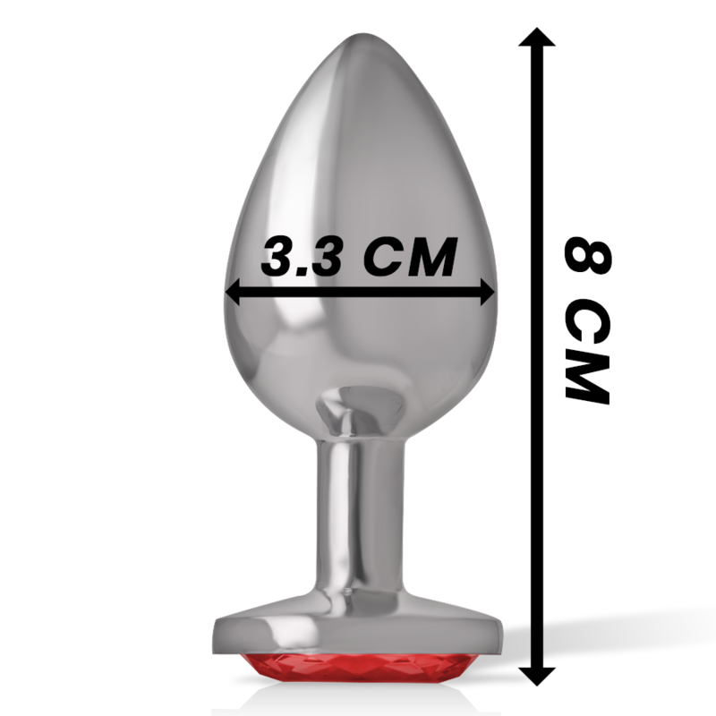 Plug Gioiello Rosso M — Intense