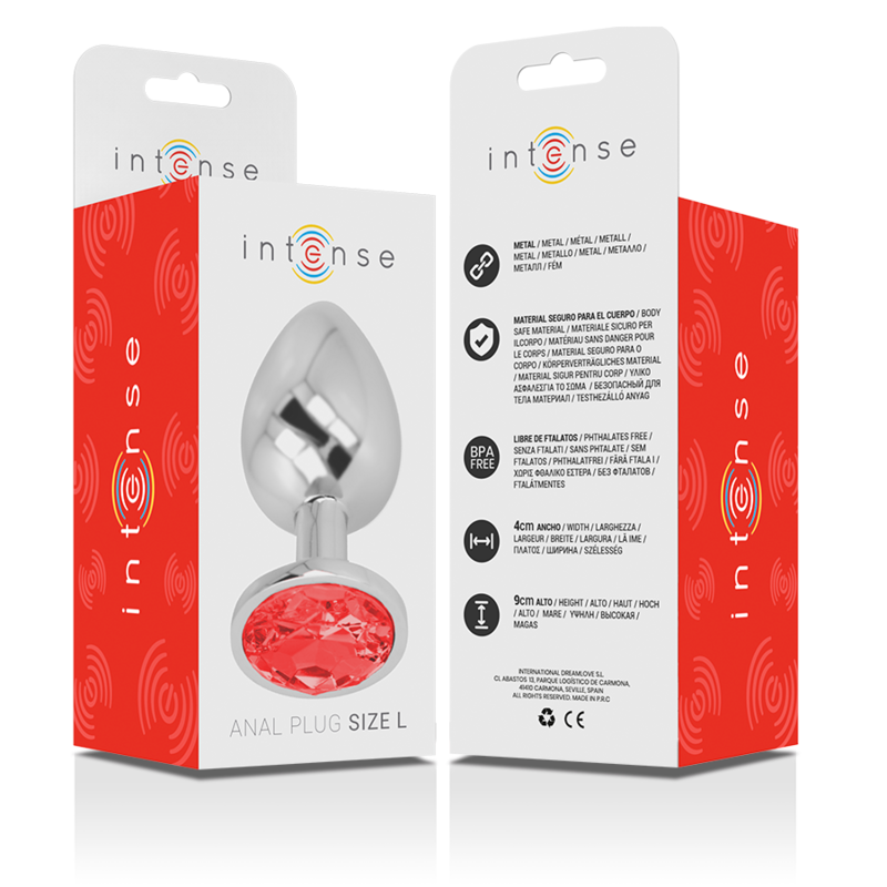 Plug Gioiello Rosso L — Intense