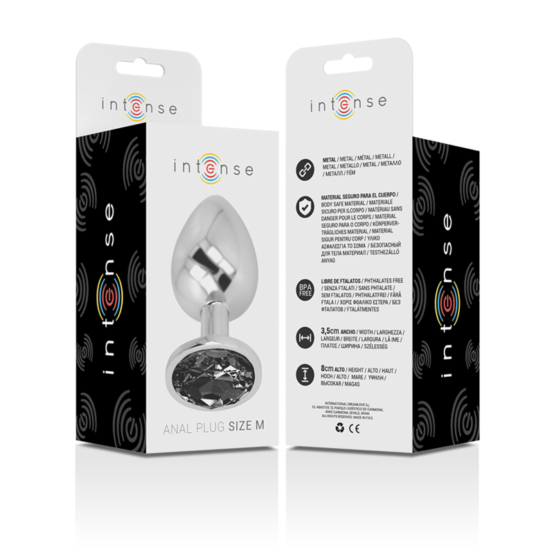 Plug Gioiello Nero M — Intense
