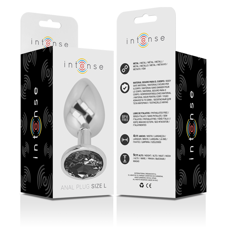 Plug Gioiello Nero L — Intense
