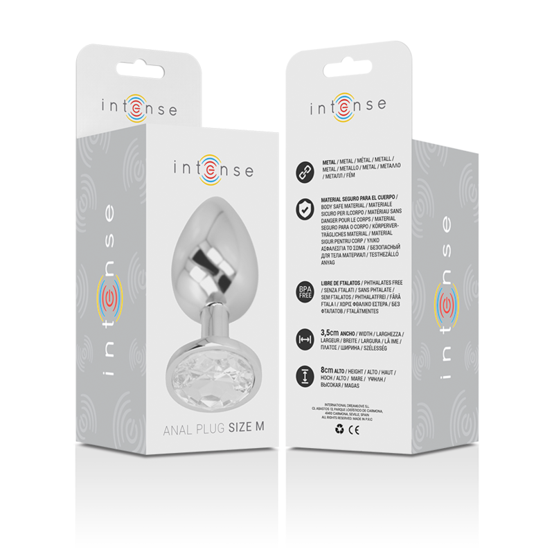 Plug Gioiello Argento M — Intense