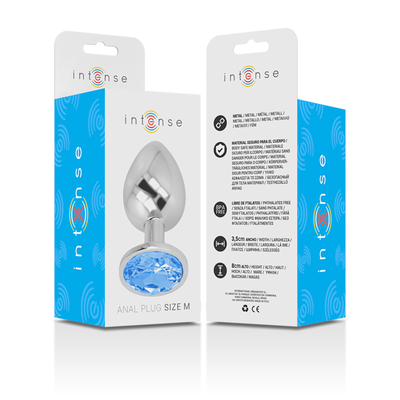 Plug Gioiello Blu M — Intense