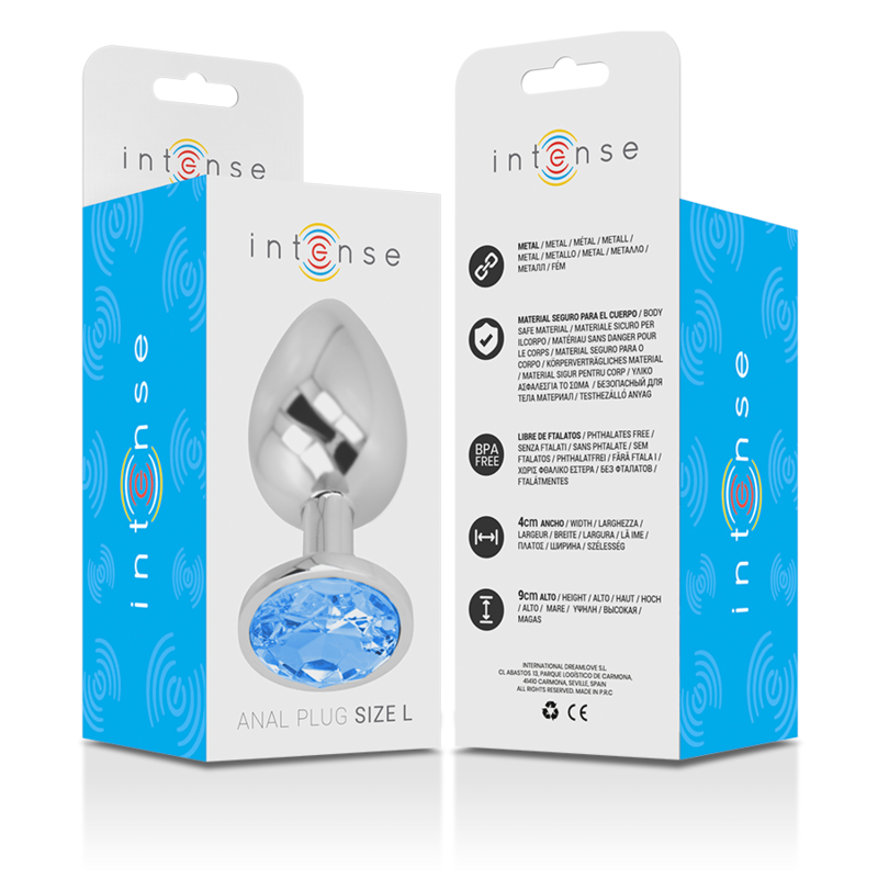 Plug Gioiello Blu L — Intense