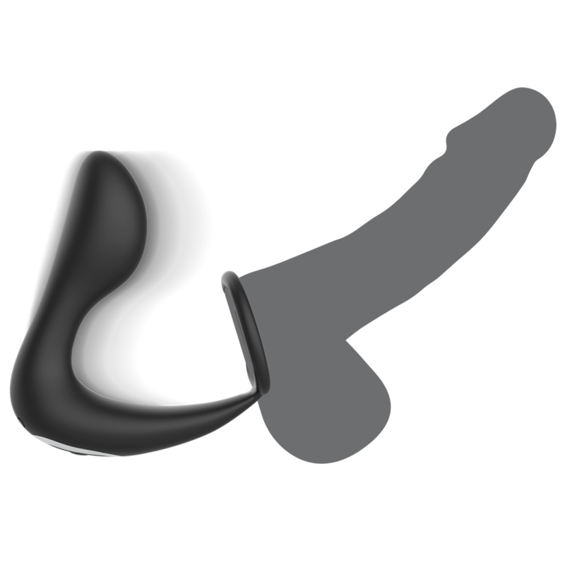 Anal Massage Ring — Black&Silver™