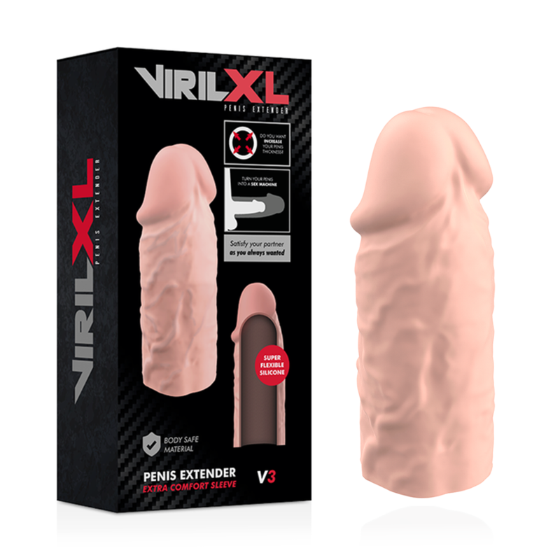 Estensione in silicone V3 naturale — VirilXL