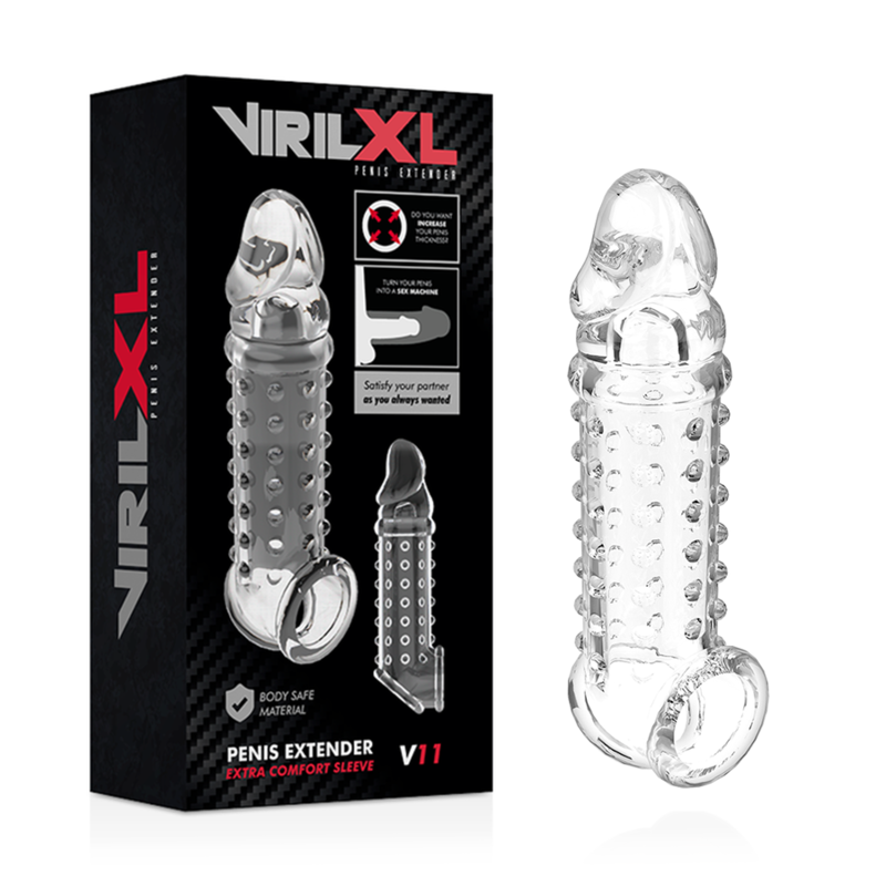 Estensione e guaina V11 trasparente — VirilXL