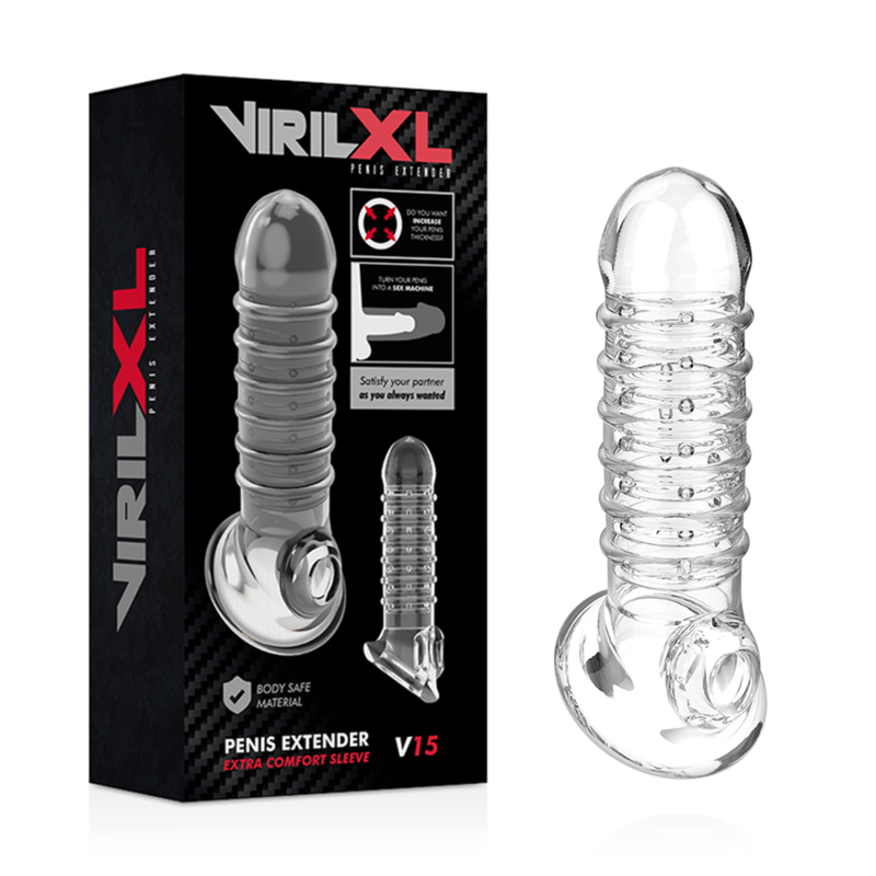 Estensione e guaina V15 trasparente — VirilXL