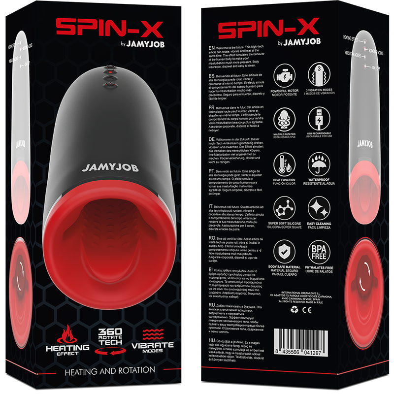Spin-X Riscaldante e Rotante — Jamyjob