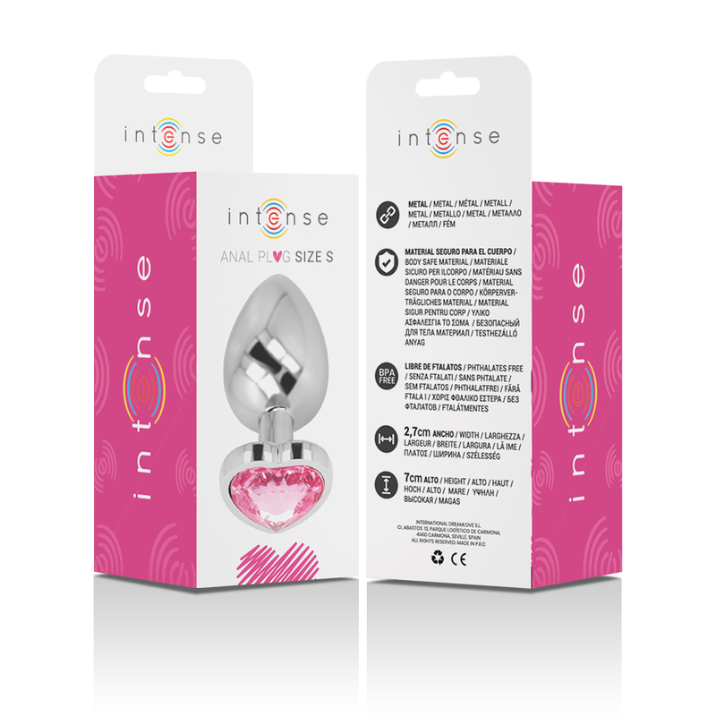 Plug Cuore Rosa S — Intense