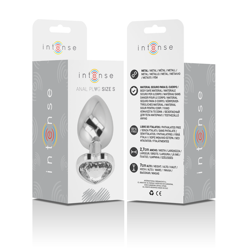 Plug Cuore Bianco S — Intense