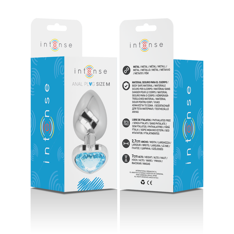 Plug Cuore Blu M — Intense