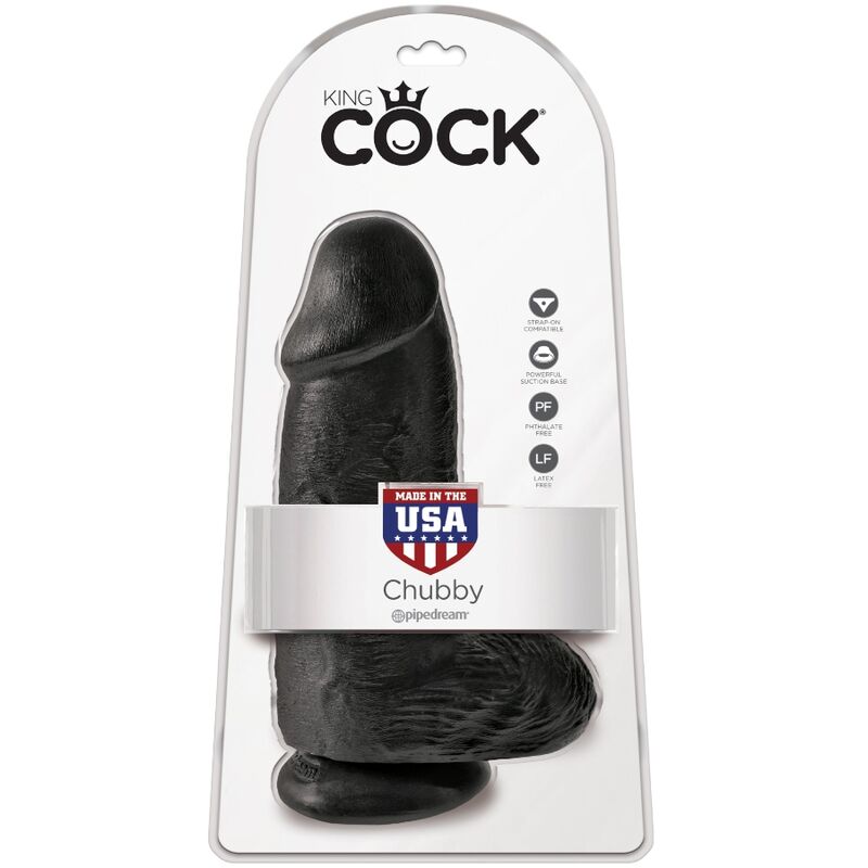 Chubby 23 cm, Nero — King Cock