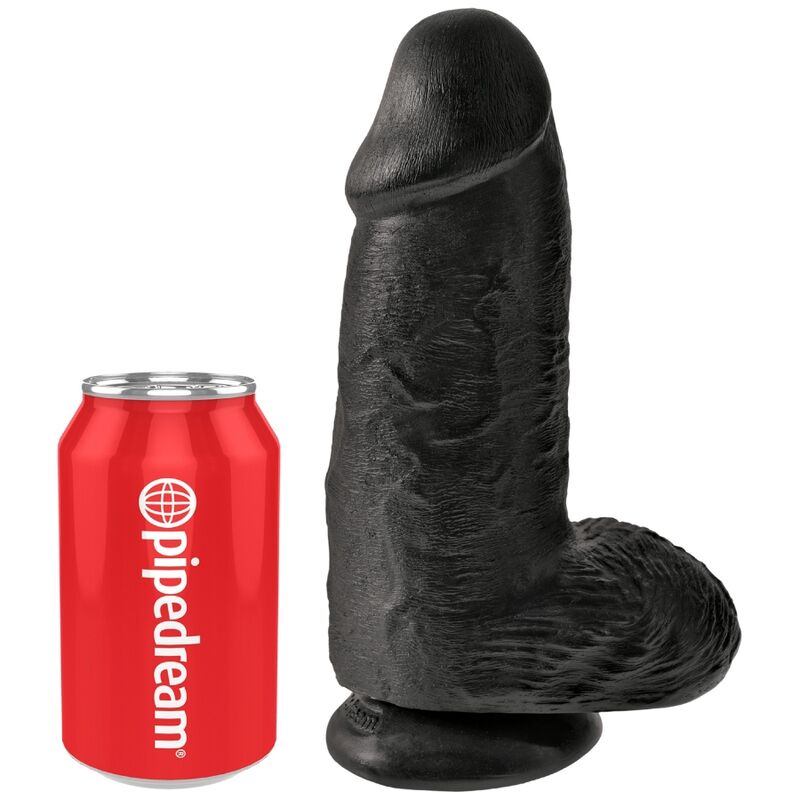 Chubby 23 cm, Nero — King Cock
