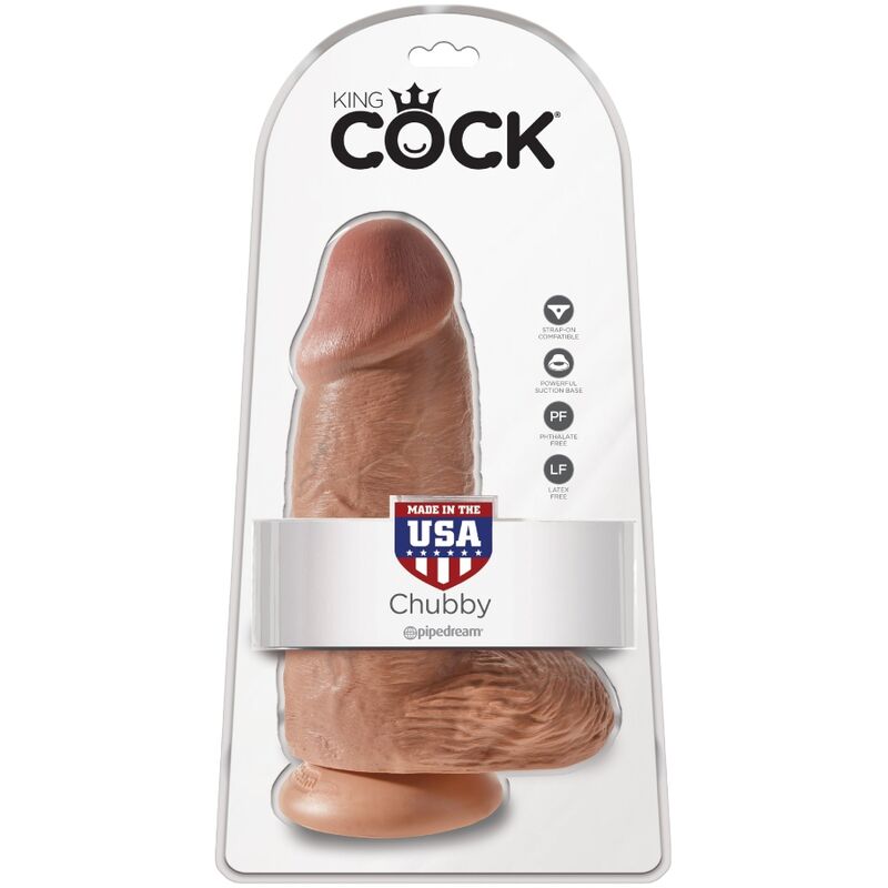 Chubby 23 cm, Caramel — King Cock