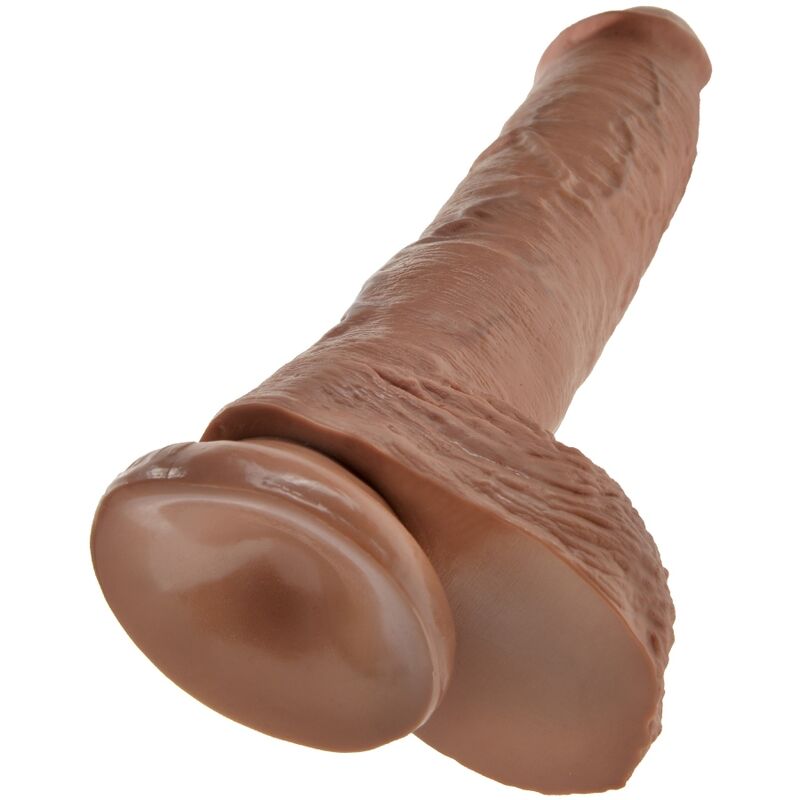Con Sfere 19,8 cm, Caramel — King Cock