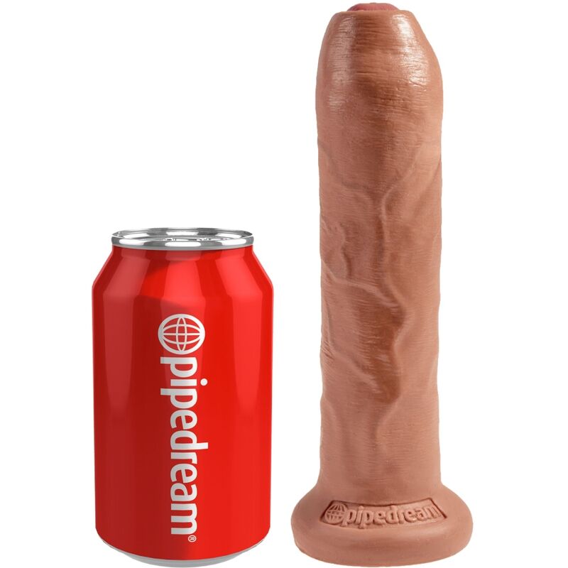 King Cock Uncut 17.8 cm Caramello — Pipedream