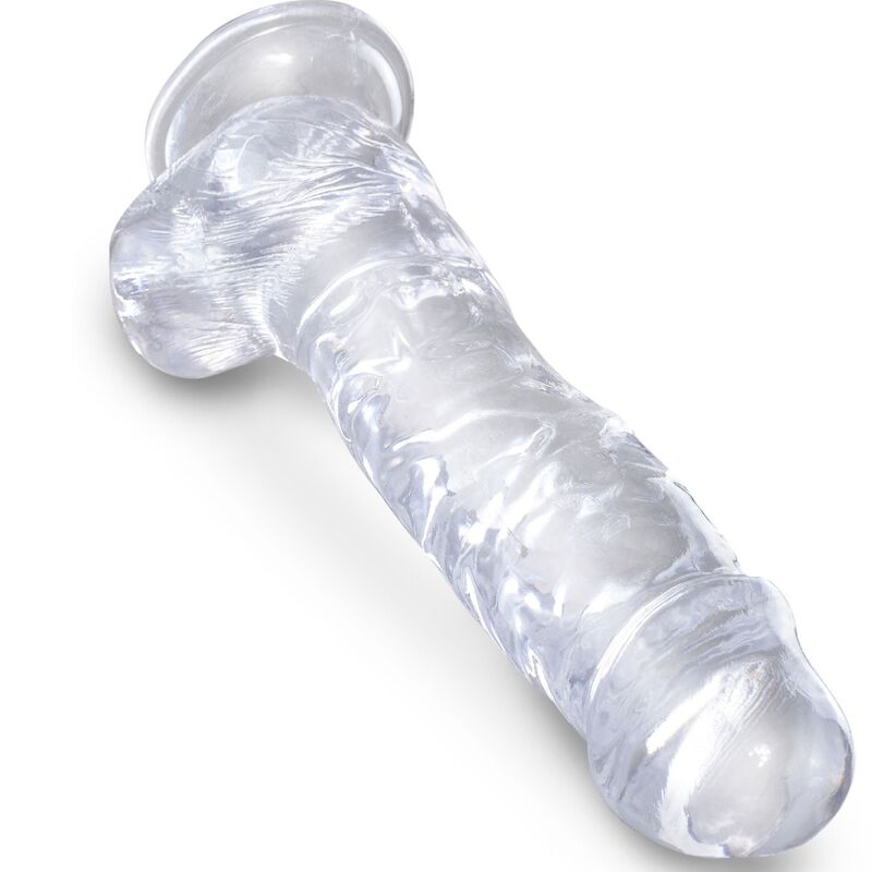 King Cock Clear 16,5 cm Trasparente con Sfere — Pipedream