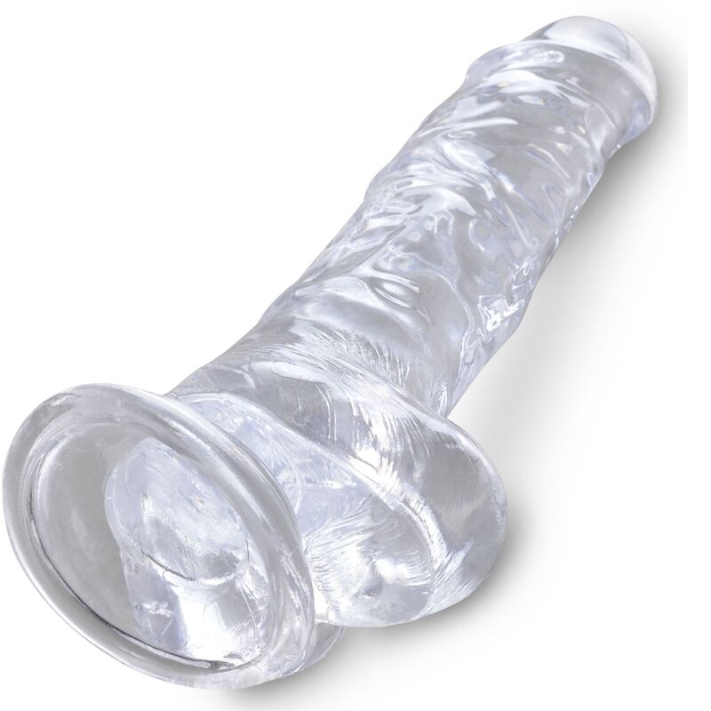 King Cock Clear 16,5 cm Trasparente con Sfere — Pipedream