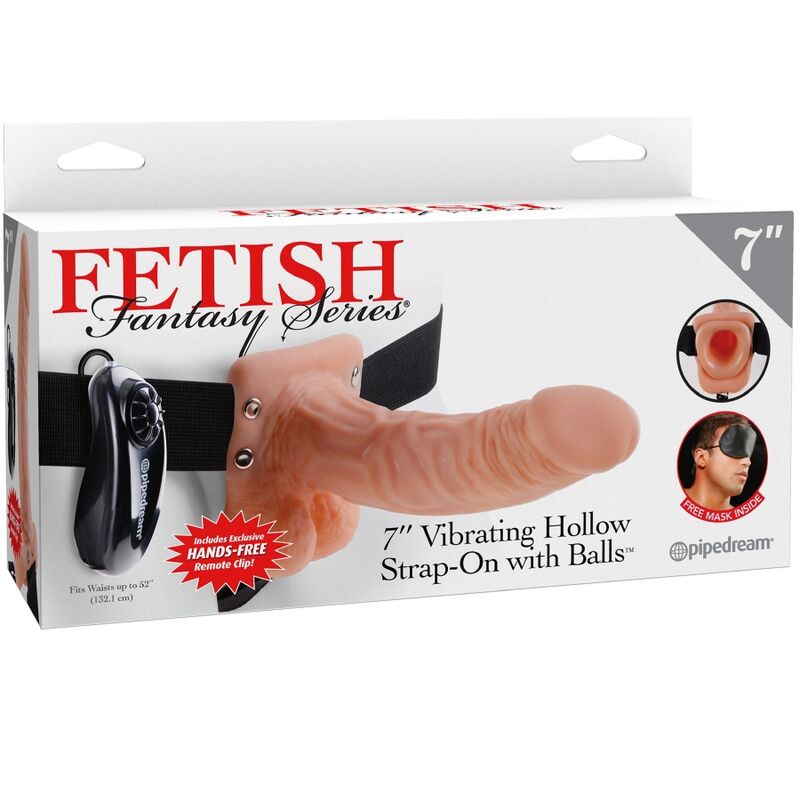 Imbracatura Telecomando Vibrante 17,8 cm — Fetish Fantasy