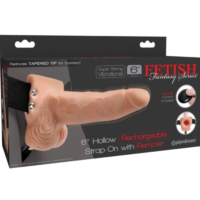 Strap-On Ricaricabile con Vibratore — Pipedream
