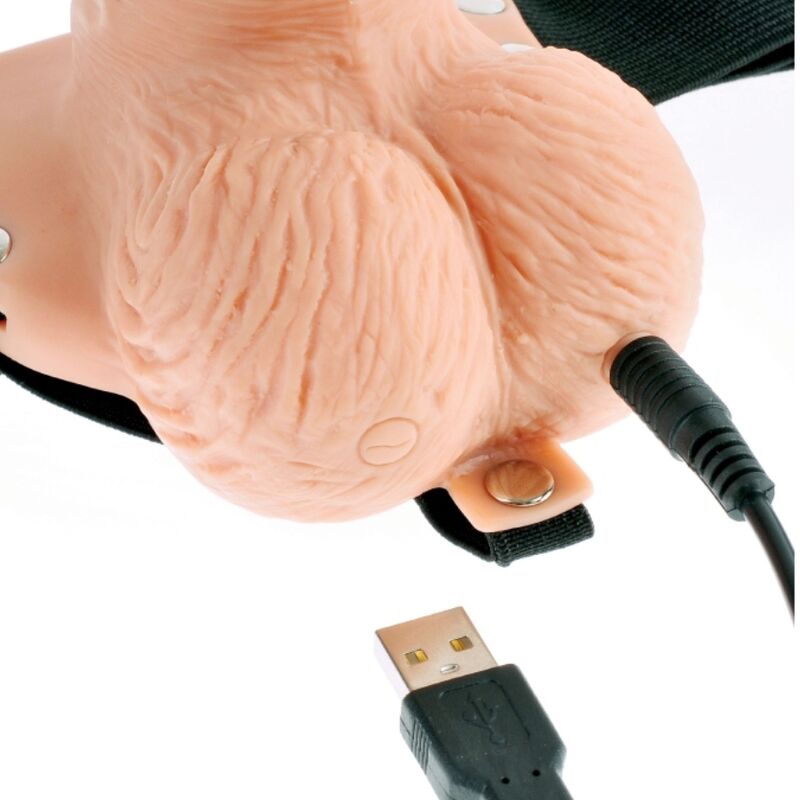 Strap-On Ricaricabile con Vibratore — Pipedream