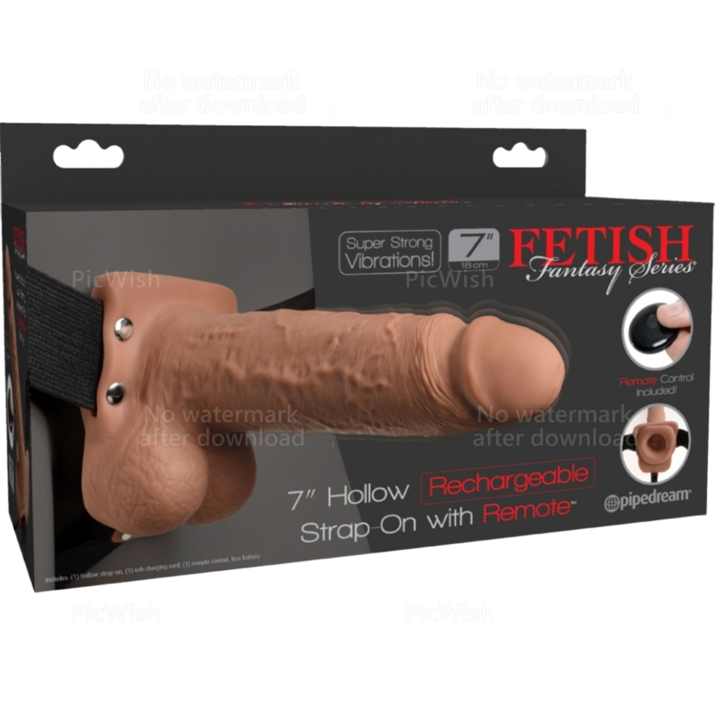 Imbracatura Cava Vibrante 17,8 cm — Fetish Fantasy Series