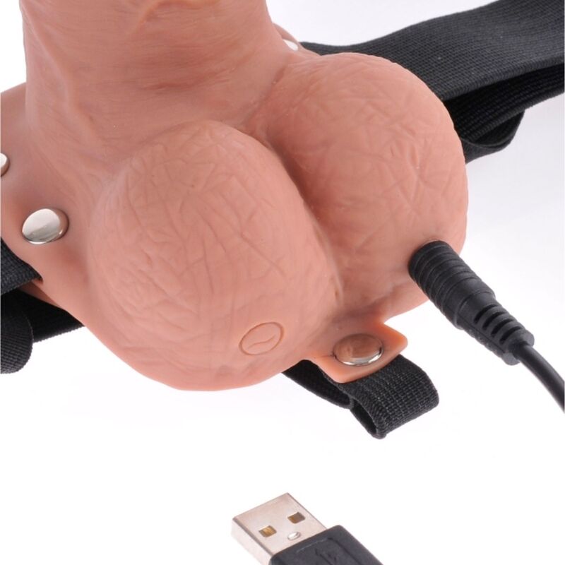 Imbracatura Cava Vibrante 17,8 cm — Fetish Fantasy Series