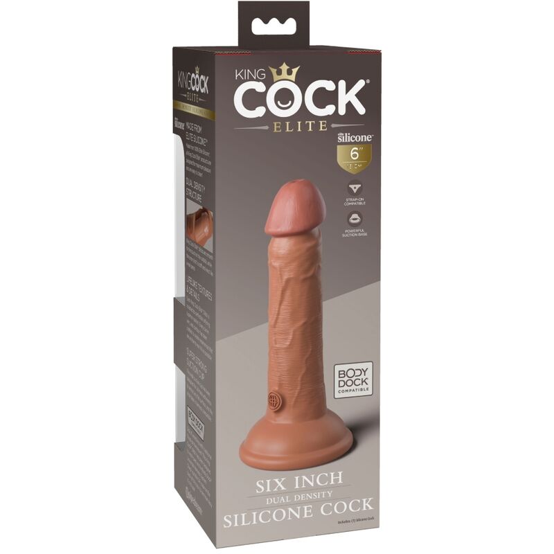 King Cock Elite 15.2 cm Caramel — Pipedream