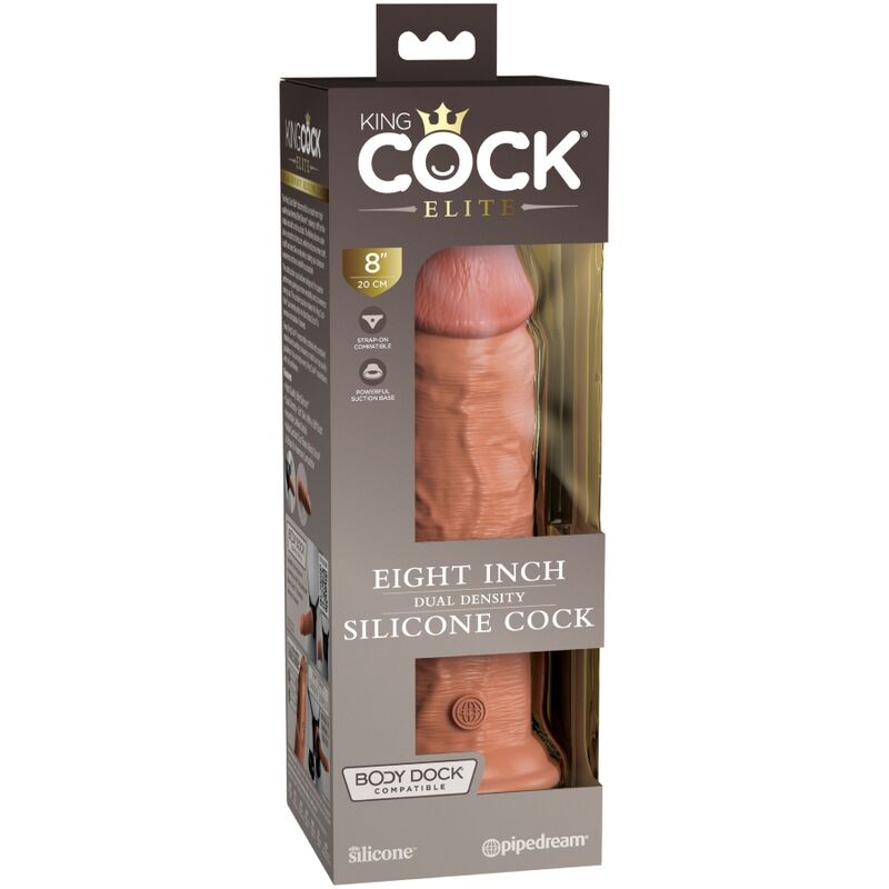 King Cock Elite 20.3 cm Caramel — Pipedream