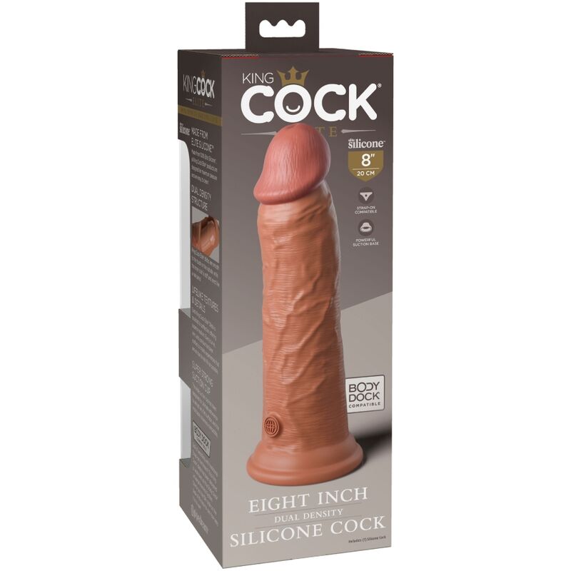 King Cock Elite 20.3 cm Caramel — Pipedream