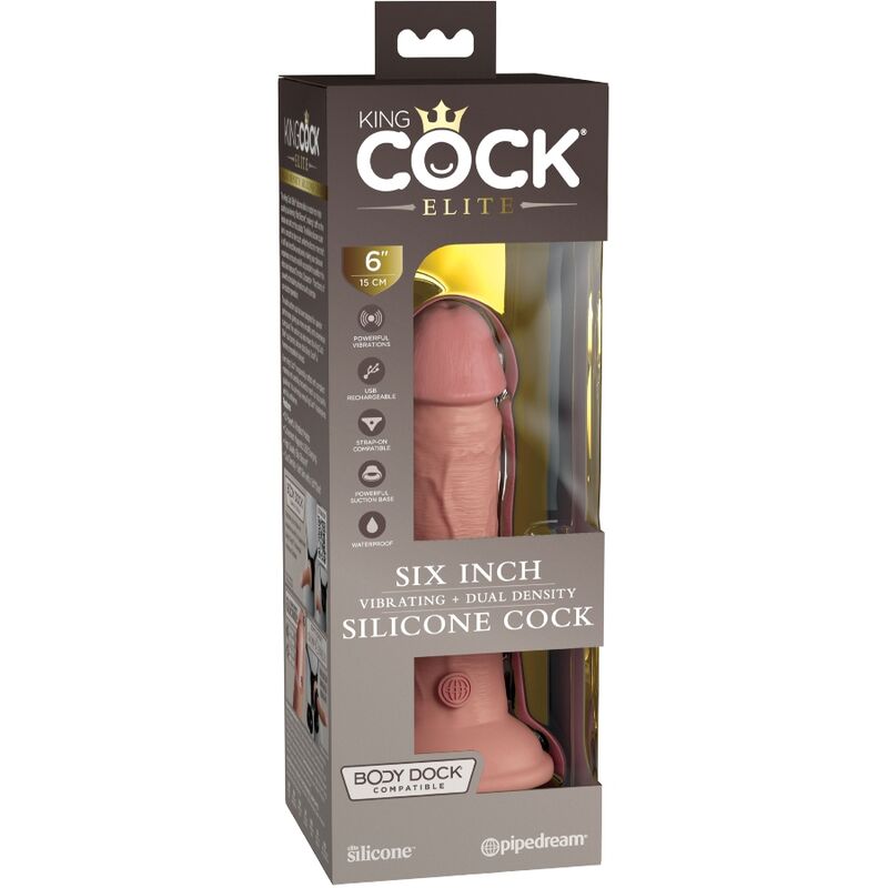 King Cock Elite Vibrante 15.2 cm — Pipedream
