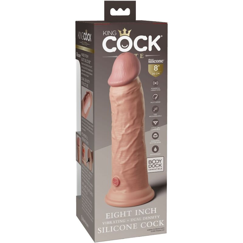 King Cock Elite Vibrante 20.3 cm — Pipedream