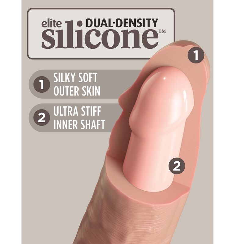 King Cock Elite Vibrante Telecomando 23 cm — Pipedream