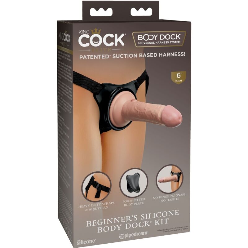 King Cock Elite Body Dock Starter Kit 15.2 cm — Pipedream