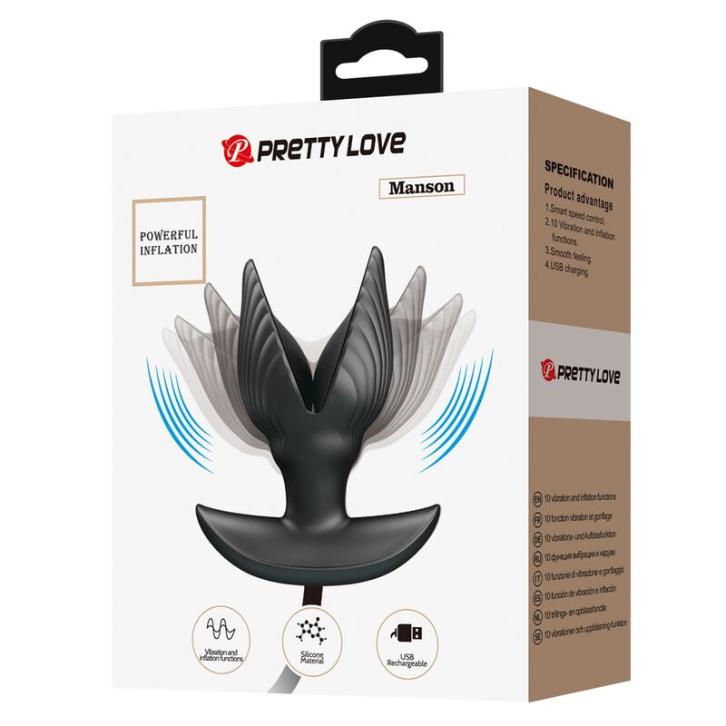 Plug Gonfiabile Vibrante — Pretty Love