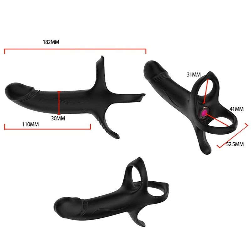Anello dildo vibrante con telecomando — Armony