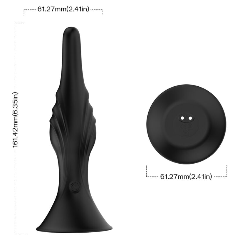 Vibratore e plug anale con telecomando — Armony