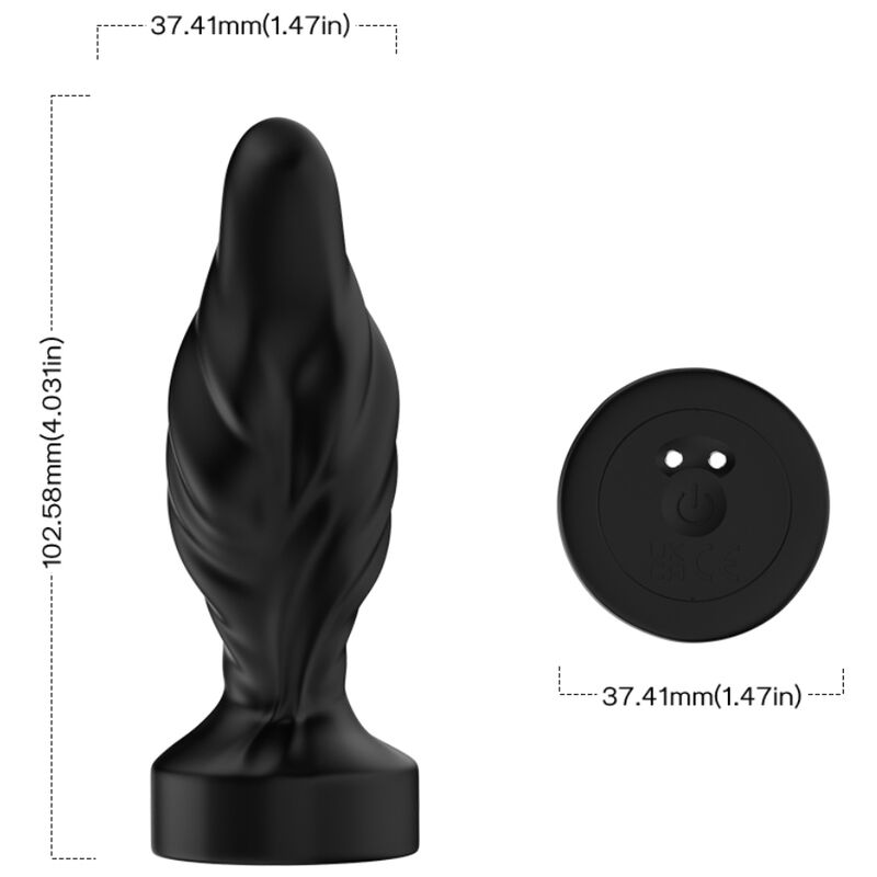 Vibratore e plug anale telecomando compatto — Armony