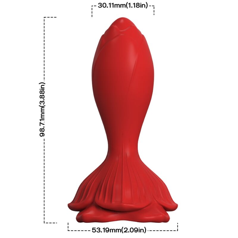 Vibratore rosa e plug anale con telecomando — Armony